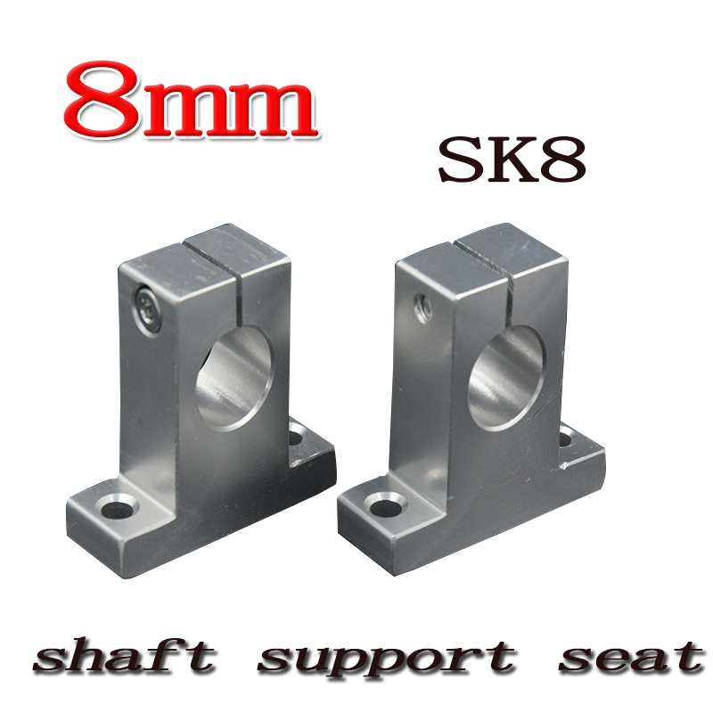 2020 Wholesale SK8 SH8A 8mm Linear Shaft Support 8mm Linear Rail Shaft