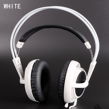 White Color Headset Steelseries Siberia V2 Brand Noise Isolating Game Headphones For Headphone Gamer Fast Shipping