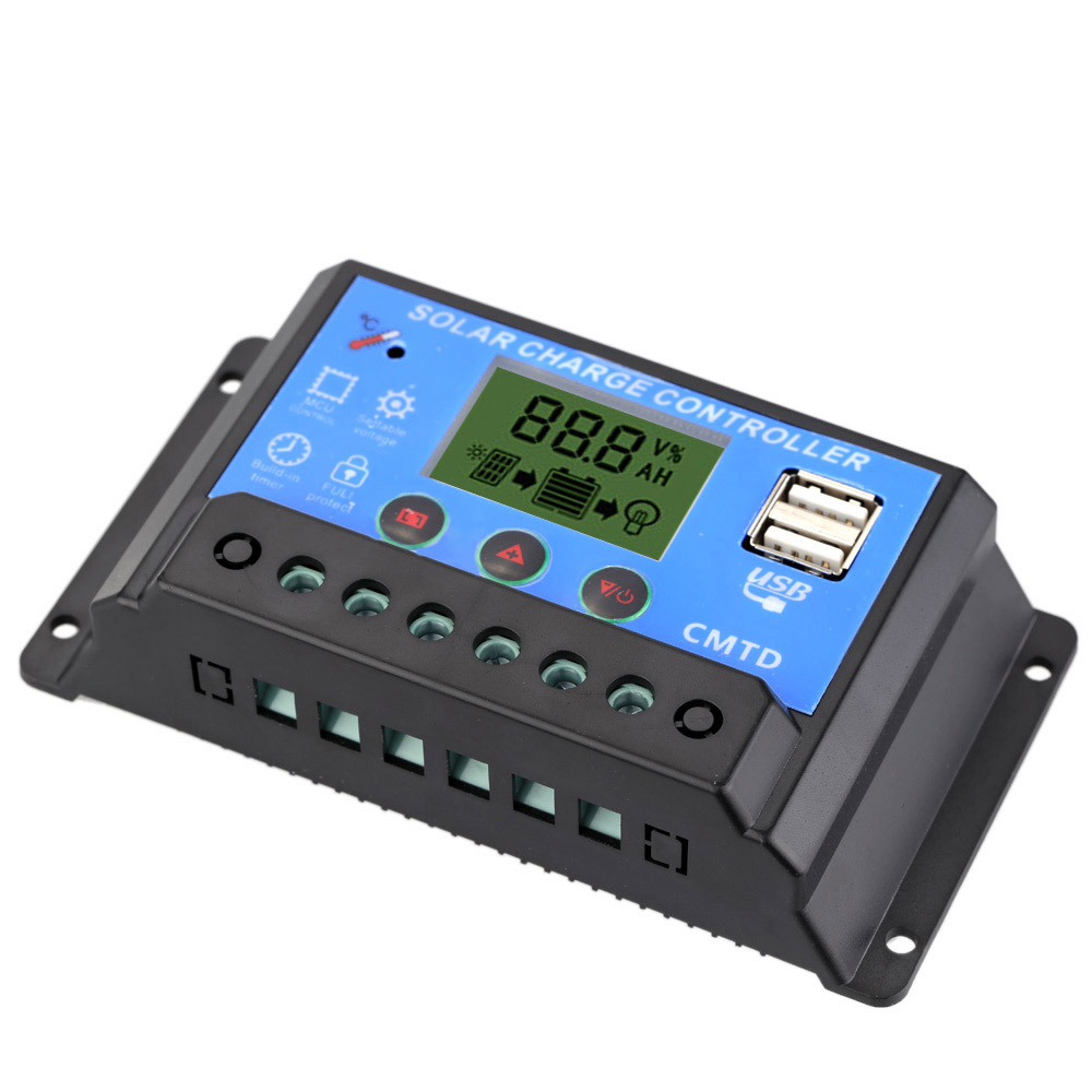 10a solar charge controller with lcd display auto regulator timer multi functional solar charge 10a solar charge controller with lcd display auto regulator timer multi functional solar charge