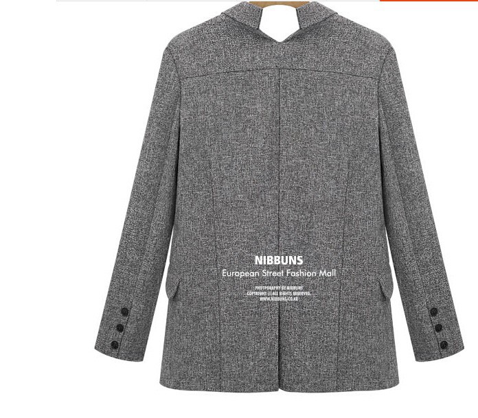 Women Blazer 2015 Temperament Career Suit Jacket Casual blazer feminino (1)