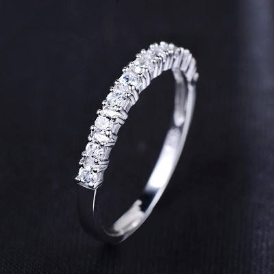 Lose money promotion wholesale romantic forever love super shiny zircon 925 sterling silver ladies finger rings
