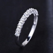 Free shipping  2015 new arrival romantic forever love super shiny zircon & 925 sterling silver ladies`finger rings