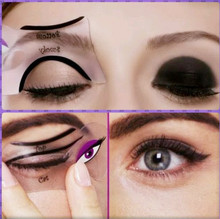 4pcs Cat Eyeliner Stencil Smokey Eye Stencil  Makeup Eyeliner Stencils Makeup Tools Free Shipping