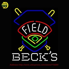 Becks Field Colorado Rockies Beer Light NEON SIGN Bright Handcrafted Recreation Room Window Neon Bulb Beer sign Glass Tube 28×24