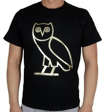Owl Ovo Drake Print  Men’s T-shirt Men Clothing 100% Cotton High Quality Personality Custom T shirt O-Neck Short Sleeve