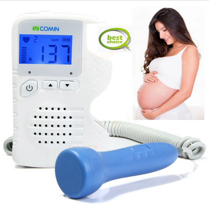 Prenatal Fetal Doppler Detector Baby Heart Rate FHR Monitor Back light Portable Ultrasonic Diagnostic Devices Built in Speaker Prenatal Fetal Doppler Detector Baby Heart Rate FHR Monitor Back light Portable Ultrasonic Diagnostic Devices Built in Speaker