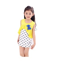 2016 Hot Sale 2-6 years girls dress Cotton Candy cute baby girls clothes for beach girl dress children minnie dresses