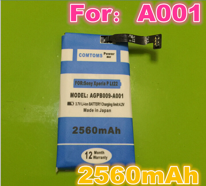 2650   BatteryFor Sony Xperia P LT22 LT22I  Bateria Batterij AGPB009-A001  