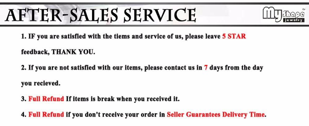 After-sales service 2