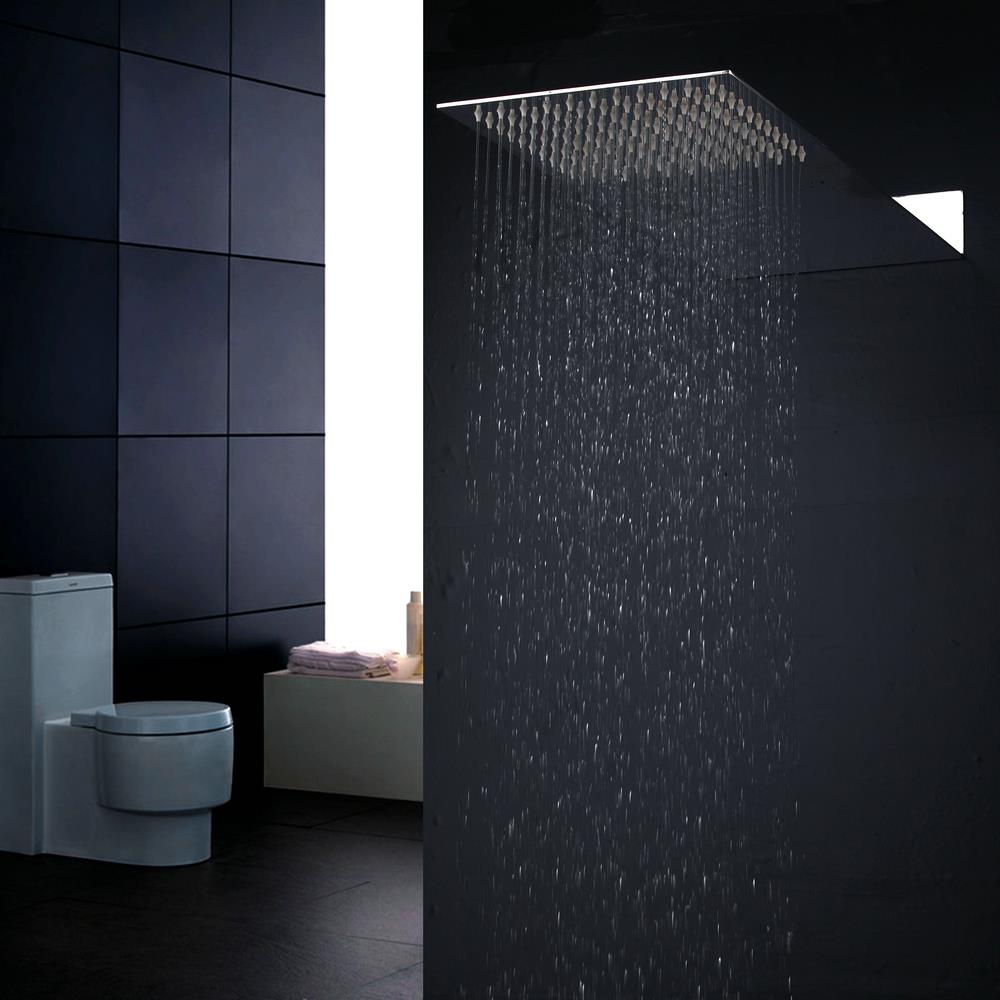 HELLO Bathroom Accessory water-saving Shower Head Ultra-thin Shower Head Stainless Steel Rainfall Shower