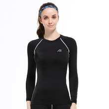 Life On Track Women T-Shirt Compression Base Layers Under Tops Tight Skins Sports Bodybuilding Workout Fitness Slim Fit Wear
