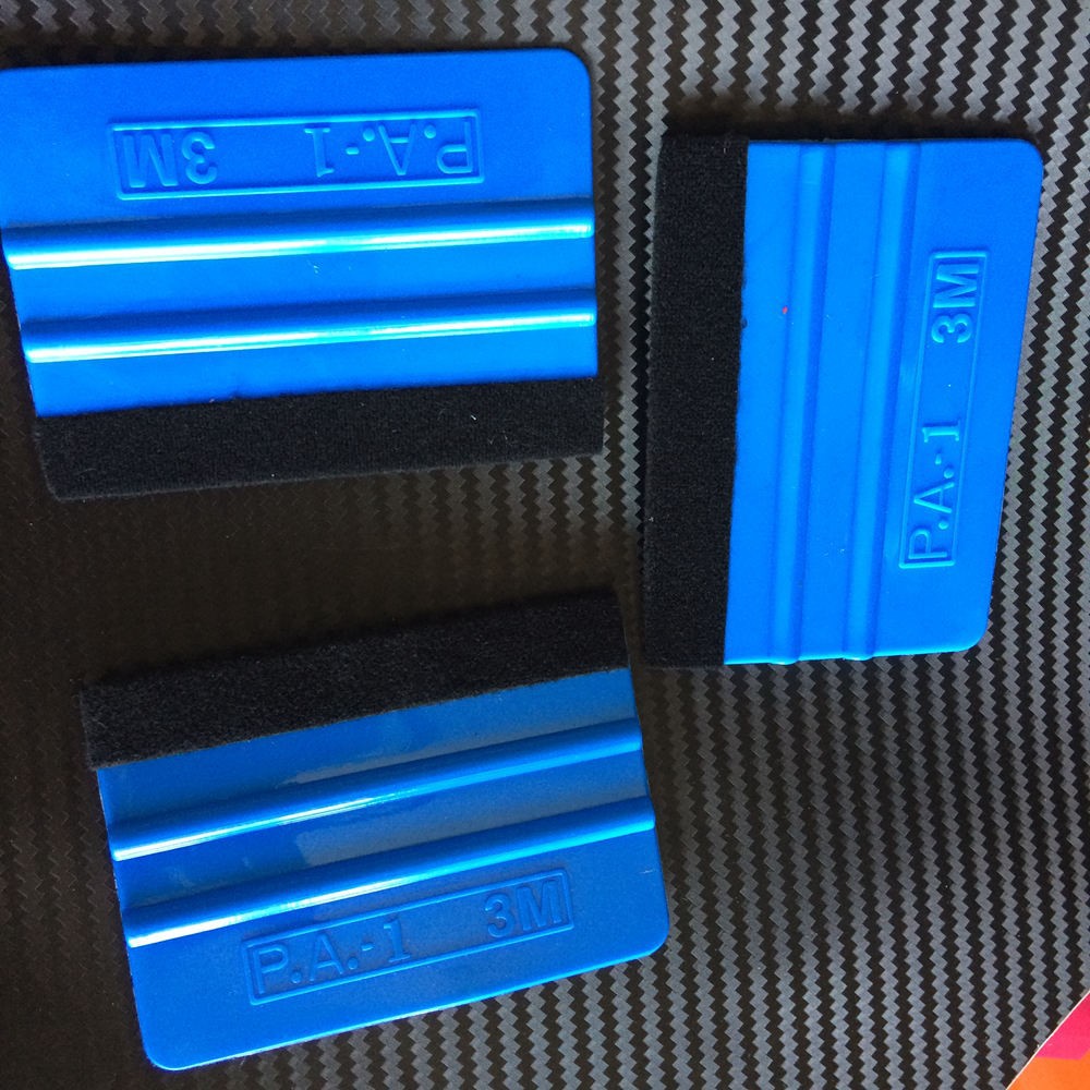  blue car wrap tool squeegee vinyl for car wrap scraper (3)