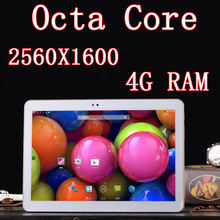 10 2 inch 8 core Octa Cores 2560X1600 DDR 4GB ram 64GB 3G Dual sim card