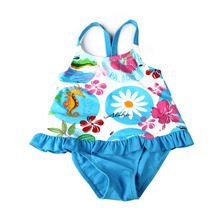 Cute Baby Kids Swimsuit Biquini Bikini One Pieces Infantil Swim Diaper Costume Tankini Swimwear Bathing For