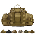 Multi purpose large Waist packs Nylon Camo MOLLE Outdoor Tactical Shoulder bag Climbing Travel Camping Hunting