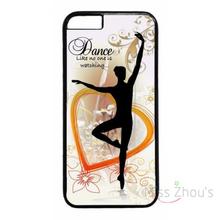 For iphone 4/4s 5/5s 5c SE 6/6s plus ipod touch 4/5/6 back skins mobile cellphone cases cover New Dance Quote Ballet Design