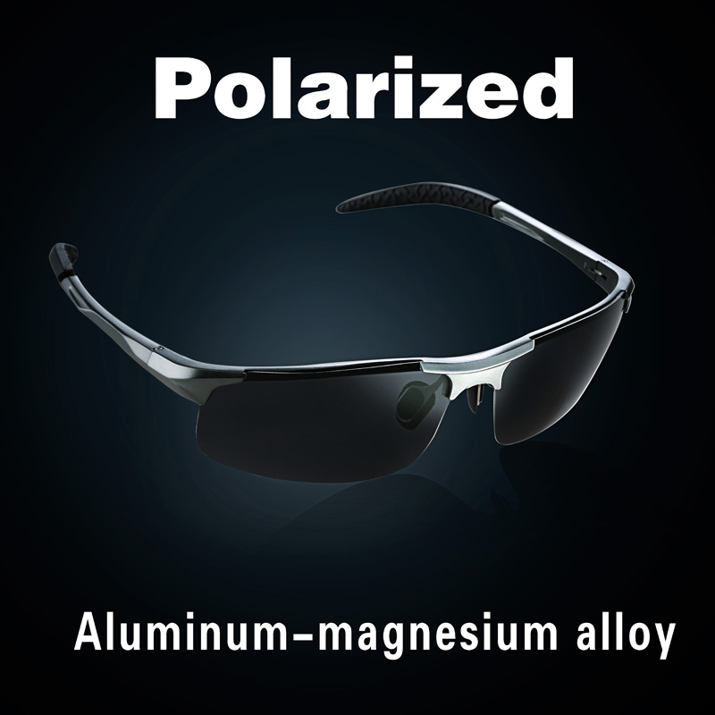 2015 Aluminum Magnesium Alloy Polarized Sunglasses For Men Male Sport Driving Sun Glasses day dimming night