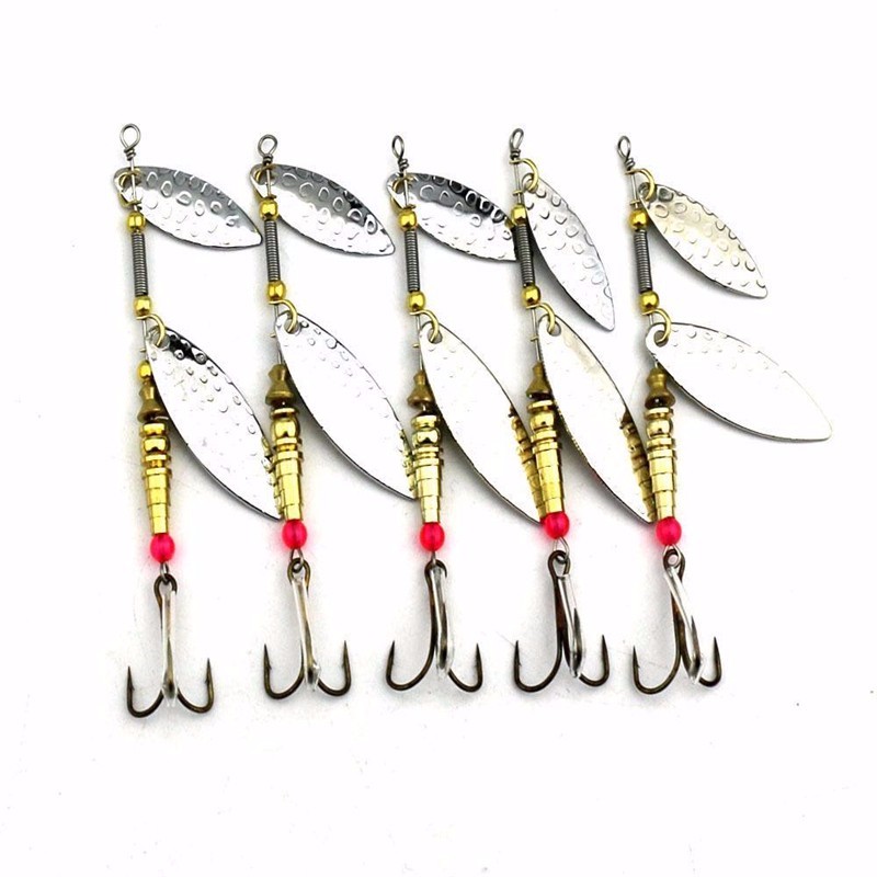 2017 New !!! Copper Spoon Fishing Lure Metal Lures Hard Baits Spoon