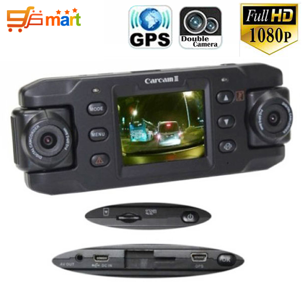 Original Dual Lens Car Camera X8000 Full HD 1080P With GPS Tracker Two Lens Vehicle Car DVR Dash Cam Recorder G-sensor CA365 Original Dual Lens Car Camera X8000 Full HD 1080P With GPS Tracker Two Lens Vehicle Car DVR Dash Cam Recorder G-sensor CA365