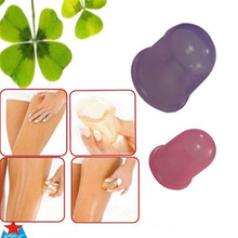 1Pcs Hot Health care small body cups anti cellulite vacuum silicone massage cupping cups