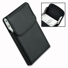 EG0119 Xmas Pocket Leather Business Credit Card Holder Case Black