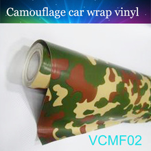 Top grade camo wrap 152cmx50cm forest green camouflage car vinyl film with best quality