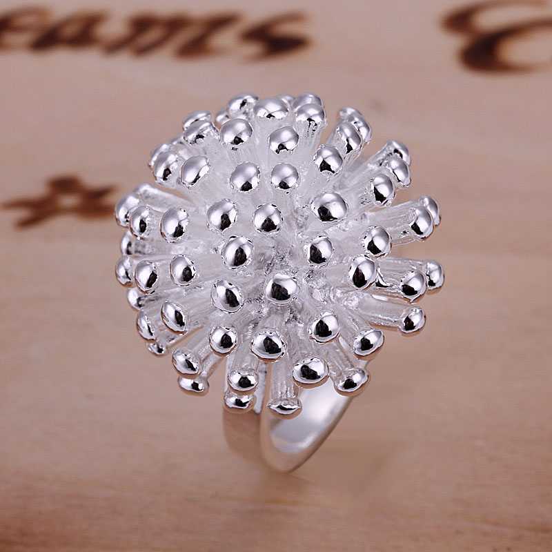 Lose Money Promotions Wholesale 925 silver ring 925 silver fashion jewelry Fireworks Ring SMTR001