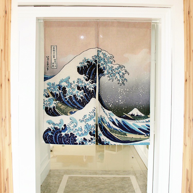 Great Wave Noren Curtain
