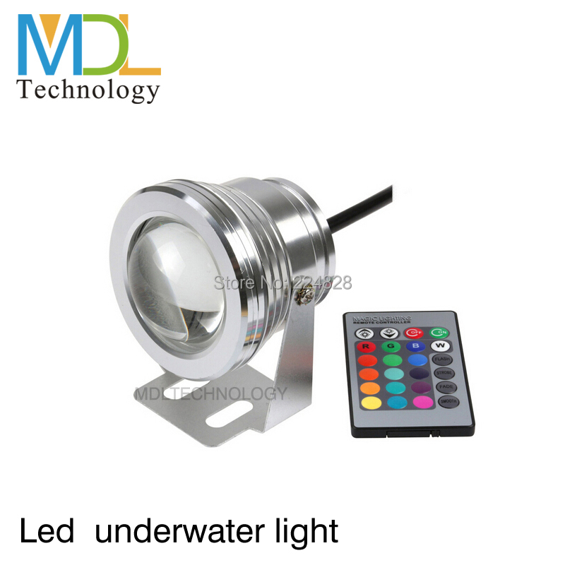 10W COB IP68 RGB LED Underwater Light Waterproof DC12V Swimming DC24V Landscape Fountain Pond Lighting With