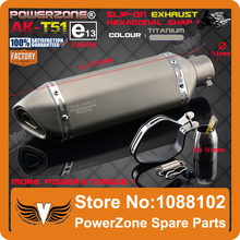 Modified font b Motorcycle b font AK T51 font b Exhaust b font Pipe Muffler CBR