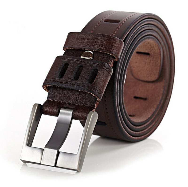 [Best in Best] Luxury brand men&#39;s belt 100% cow leather belts for man designer pin buckle top ...