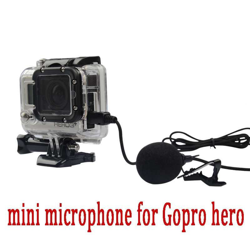 Professional GoPro Microphone for Go pro Hero 3+/3/4 USB microphone for