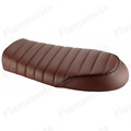 motorcycle Retro Vintage Custom Motorcycle Brown Flat Brat Styling Saddle Cafe Racer Seat for Honda CL350