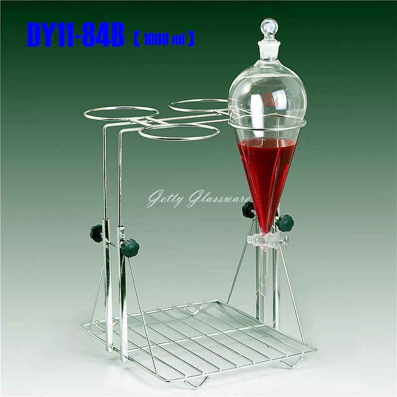 Liftable Stainless Steel Separatory funnel stand support&clamp for