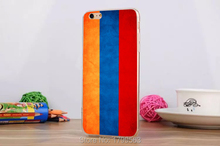 New Armenia Flag Soft Silicon Transparent clear TPU Skin case cover for iphone6 6S(4.7inch) and iphone6 6Splus(5.5inch)