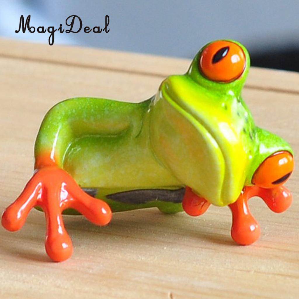 20 x Vivid Resin Birds /& Frog Figurine Fairy Garden Supplies Creative Gifts