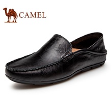 CAMEL summer handmade men driving flats shoes genuine leather loafers male,breathable soft loafers men moccasins sapatos hombre
