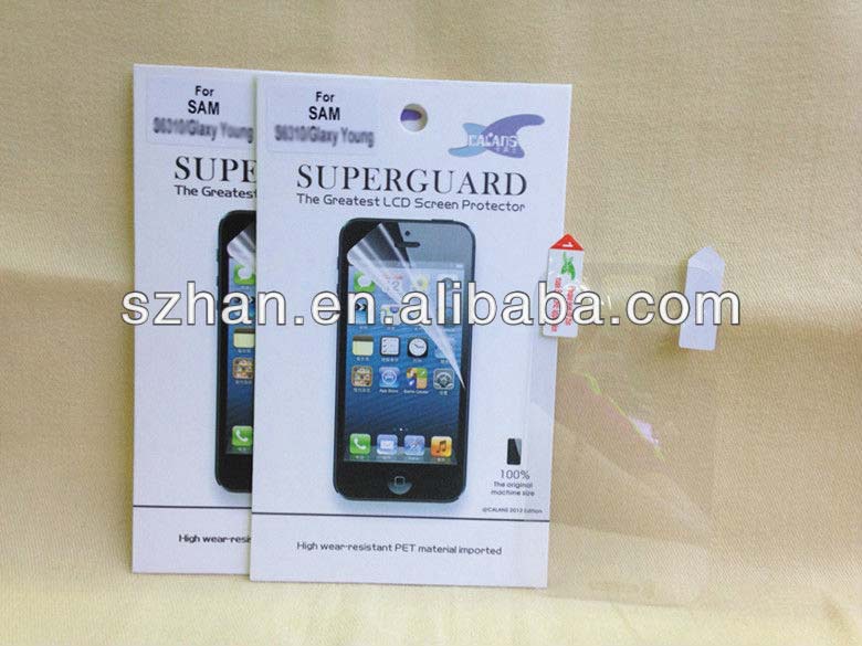 100pcs/lot High quality Guard LCD Clear front Screen Protector Film For Samsung Galaxy Core 4G mini G3568