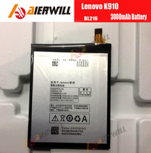 New 100 Original BL216 3000mAh Battery for Lenovo K910 VIBE Z K910e Smartphone Free Shipping Tracking