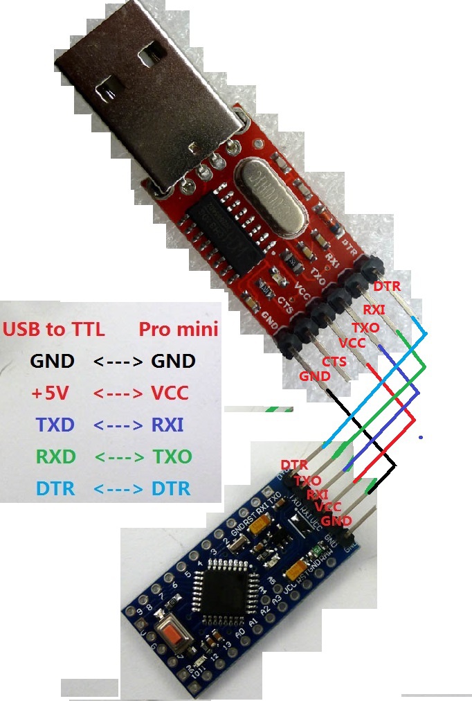 Arduino pro mini схема