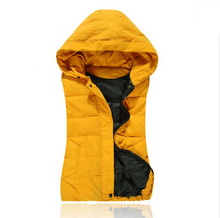 Autumn winter jacket Women s new 2015 fashion Cotton Hooded Padded Vest jacket women jacket the