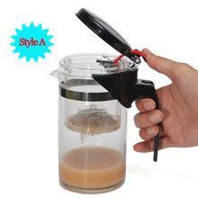 Hot sale 500ml Style A and B Heat Resistant Glass Tea Pot Flower Teaset Puer kettle