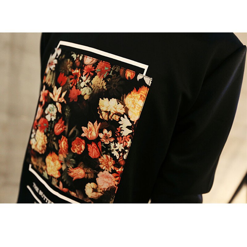 Mens Floral Hoodie05