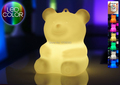 Waterproof multicolor LED teddy bear Night Light Rechargeable luminous Bear LED atmosphe Ted Table Lamp MINI