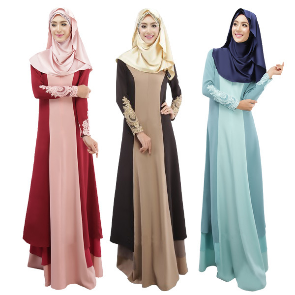 2015 Muslim abaya dress for women Islamic dresses dubai Islamic clothing Muslim kaftan abaya Dress turkish jilbab hijab 308