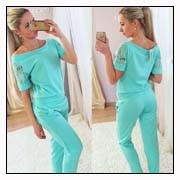 2015-new-summer-women-2-Piece-Set-floor-length-casual-Short-sleeved-suit-and-long-pants.jpg_350x350