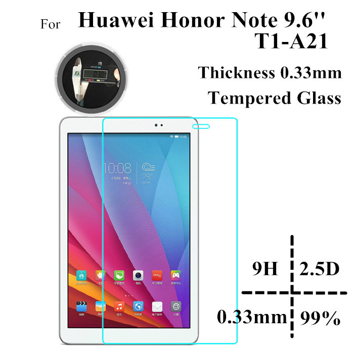 Honor T1-a21 Glass Screen Protector For Huawei Honor Note T1-A21W 9.6 inch tablet PC Tempered Glass Screen protectors