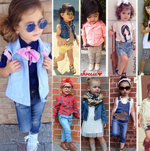 2015 Summer Autumn New Arrival Girls Fashion outfits clothing sets retail kids outfits 1 set kids