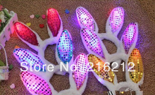 KAWAII women girl Bunny Rabbit Fluffy sexy Ear Headbands Plush Head Band Costume Festive Party Decorative Performing props