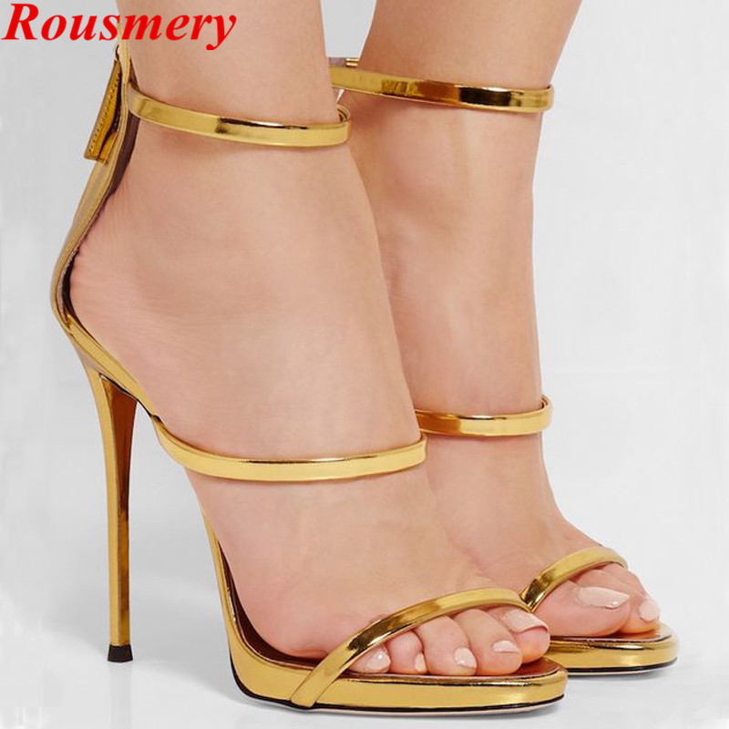 Popular Silver Strappy High Heels-Buy Cheap Silver Strappy High Heels lots from China Silver